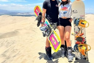 Sandboarding|SandSkiing Sunset Videos with Drone 4x4 Buggy in Huacachina