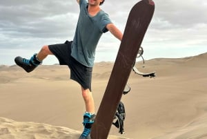 Sandboarding|SandSkiing Sunset Videos with Drone 4x4 Buggy in Huacachina