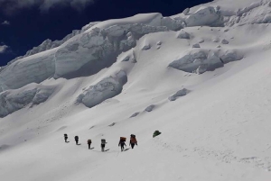 Santa Cruz Trek Peak Alpamayo 5957 m and Chopicalqui 6354 m