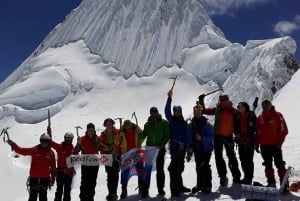 Santa Cruz Trek Peak Alpamayo 5957 m and Chopicalqui 6354 m