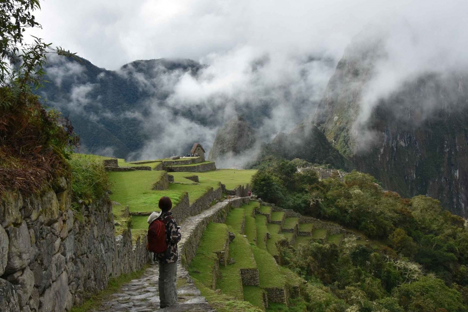 Kort inkasti til Machu Picchu