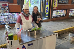 Gatumat i Puno på kvällen