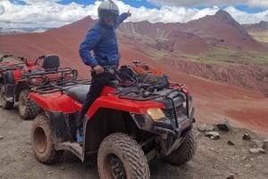 The ultimate Red Valley & Rainbow mountain by ATV no hiking
