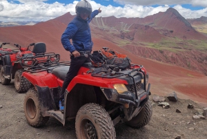 The ultimate: Red Valley & Rainbow mountain by ATV no hiking