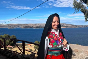 Titicacasjön 2 dagar/1 natt: besök Uros, Taquile & Amantani