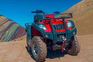 From Cusco: Vinicunca Rainbow Mountain ATV Tour with Meals