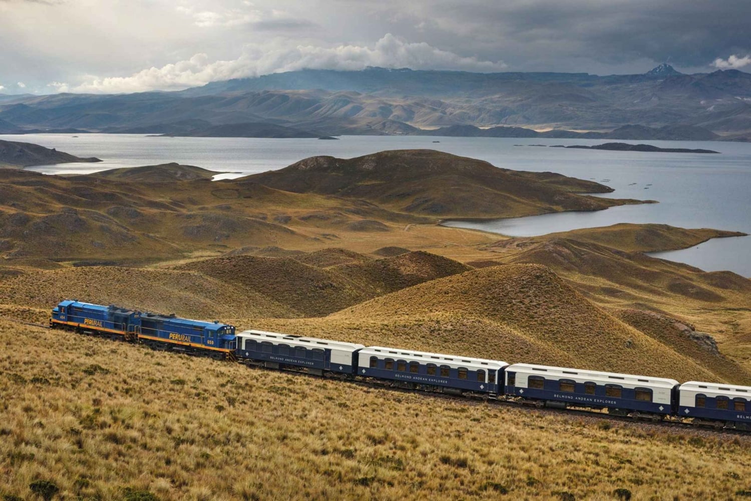 Tåg till Cusco från Puno.