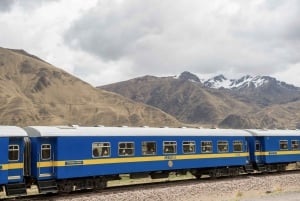 Tåg till Cusco från Puno.