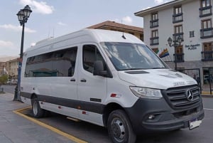 Transport från Cusco till Hidroeléctrica med lunch ingår