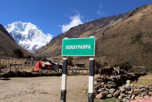 Transport til Soraypampa + frokost (start av Salkantay Trek)