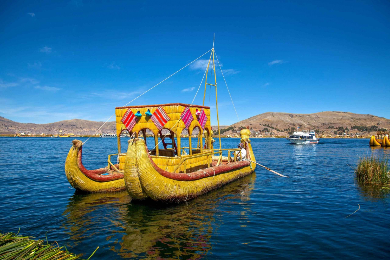 Uros and Taquile Island Boat Trip from Puno