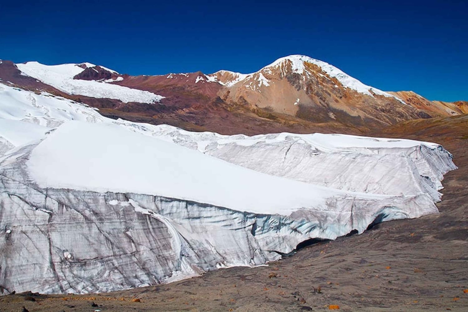 Urubamba : randonnée guidée sur le glacier de Quelccaya avec repas
