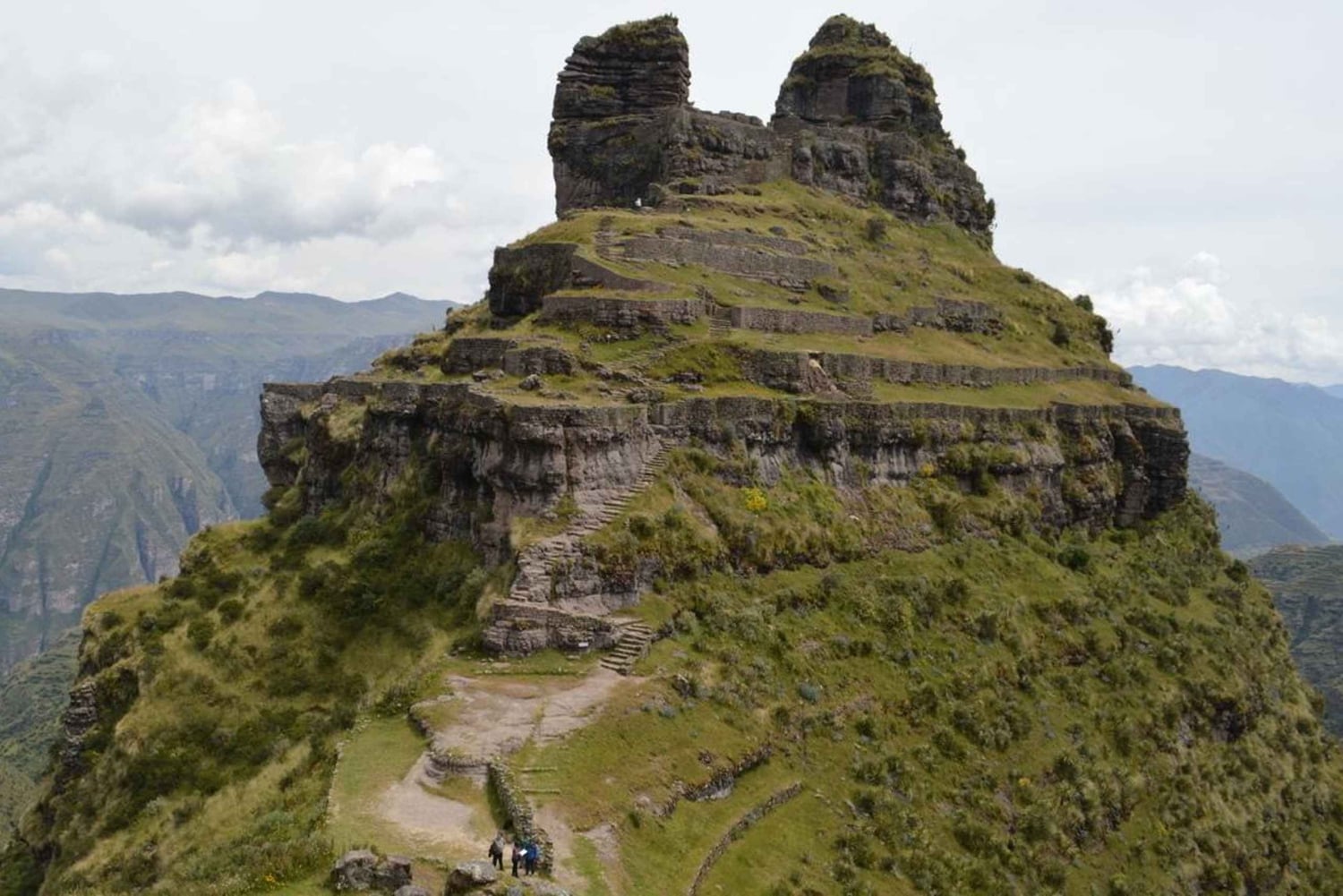 Begeleide wandeltocht naar het fort van Waqrapukara - privétour