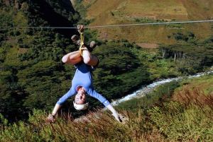 Demi-journée de tyrolienne depuis Cusco.