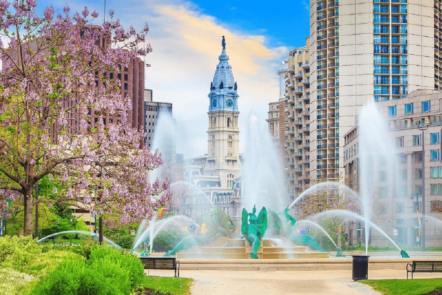 From New York: Philadelphia Cherry Blossom 1-Day Trip