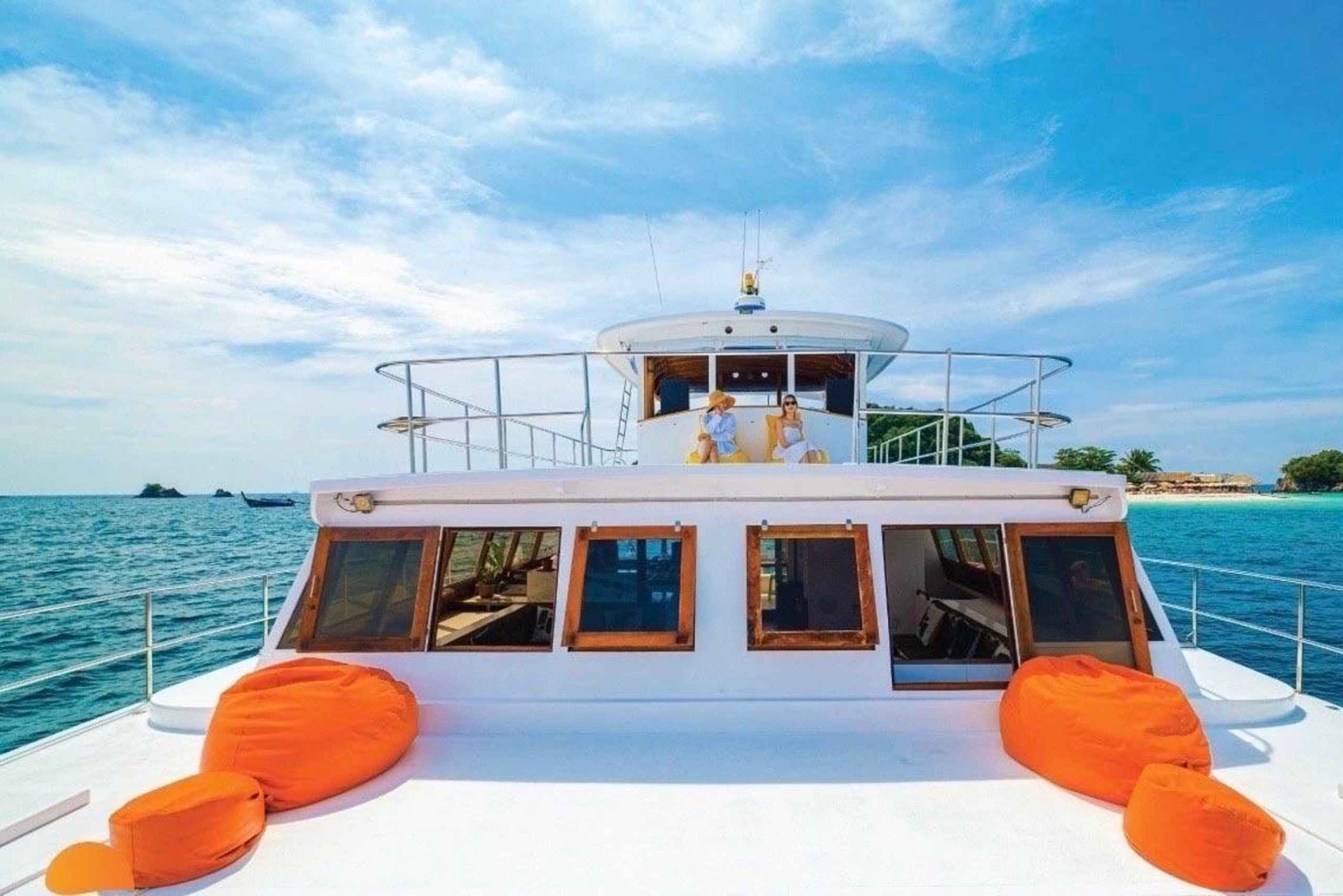 Amazing Coral Island & Sunset Dinner with Power Catamaran