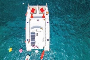 Amazing Coral Island & Sunset Dinner with Power Catamaran
