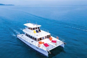 Amazing Coral Island & Sunset Dinner with Power Catamaran