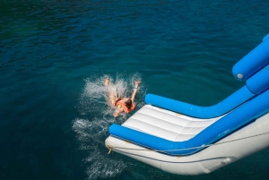 Amazing Coral Island & Sunset Dinner with Power Catamaran