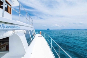 Amazing Coral Island & Sunset Dinner with Power Catamaran