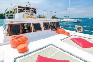 Amazing Coral Island & Sunset Dinner with Power Catamaran