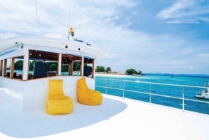 Amazing Coral Island & Sunset Dinner with Power Catamaran