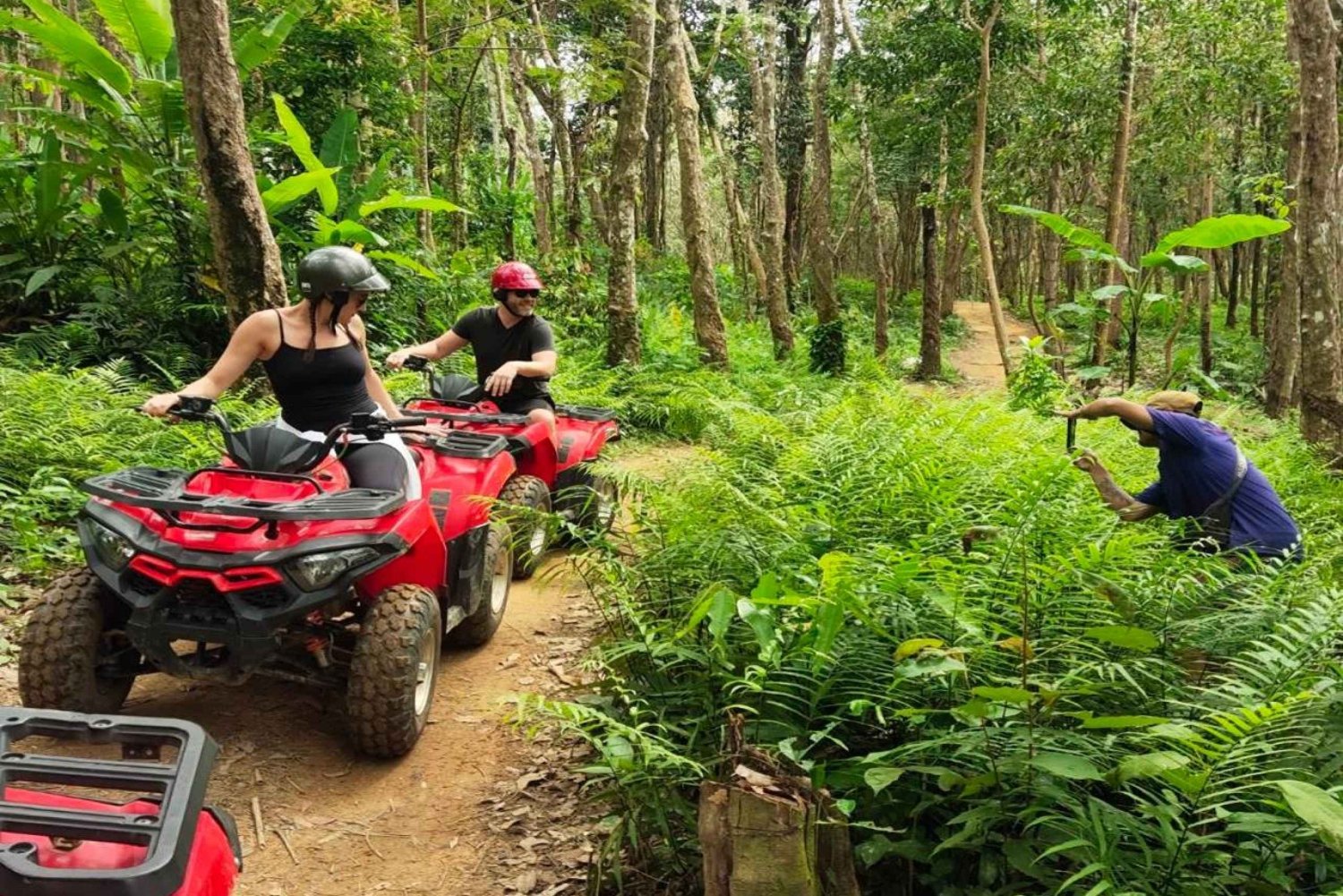 Atv adventure in jungle & city tour Phuket landmarks