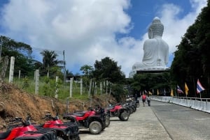 Phuket: Aventura panorámica en quad y tirolina