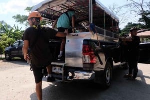 Phuket: Passeio de quadriciclo pelo mirante do Grande Buda e aventura na tirolesa
