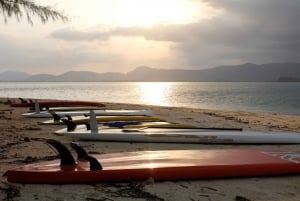 Bang Tao Beach: 1,5-timers SUP-tur i solnedgangen