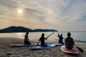 Playa de Bang Tao: Excursión de 1,5 horas en SUP al atardecer