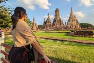 Bangkok: Ayutthaya Tagestour mit privatem Auto und Bootstour