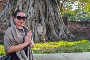 Bangkok: Ayutthaya Tagestour mit privatem Auto und Bootstour