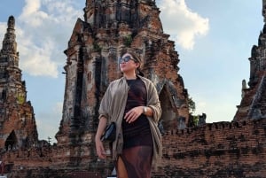 Bangkok: Ayutthaya Tagestour mit privatem Auto und Bootstour