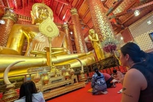 Bangkok: Ayutthaya Tagestour mit privatem Auto und Bootstour