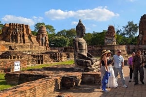 Bangkok: Ayutthaya Tagestour mit privatem Auto und Bootstour