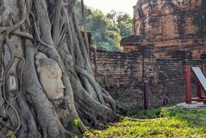 Von Bangkok aus: Private Tagestour nach Ayutthaya mit Bootstour