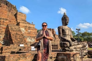 Von Bangkok aus: Private Tagestour nach Ayutthaya mit Bootstour