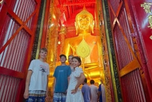 Von Bangkok aus: Private Tagestour nach Ayutthaya mit Bootstour