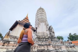 Von Bangkok aus: Private Tagestour nach Ayutthaya mit Bootstour