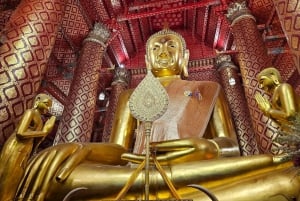 Von Bangkok aus: Private Tagestour nach Ayutthaya mit Bootstour