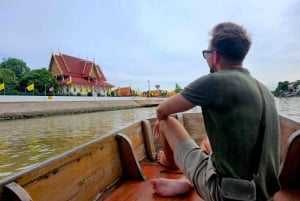 Von Bangkok aus: Private Tagestour nach Ayutthaya mit Bootstour