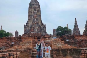 Von Bangkok aus: Private Tagestour nach Ayutthaya mit Bootstour