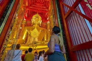 Von Bangkok aus: Private Tagestour nach Ayutthaya mit Bootstour