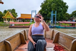 Von Bangkok aus: Private Tagestour nach Ayutthaya mit Bootstour