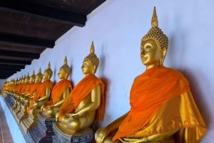 Von Bangkok aus: Private Tagestour nach Ayutthaya mit Bootstour