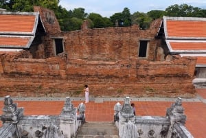 Von Bangkok aus: Private Tagestour nach Ayutthaya mit Bootstour