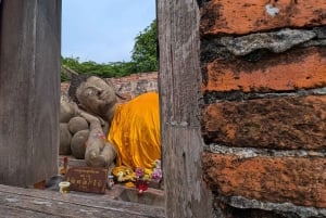 Von Bangkok aus: Private Tagestour nach Ayutthaya mit Bootstour