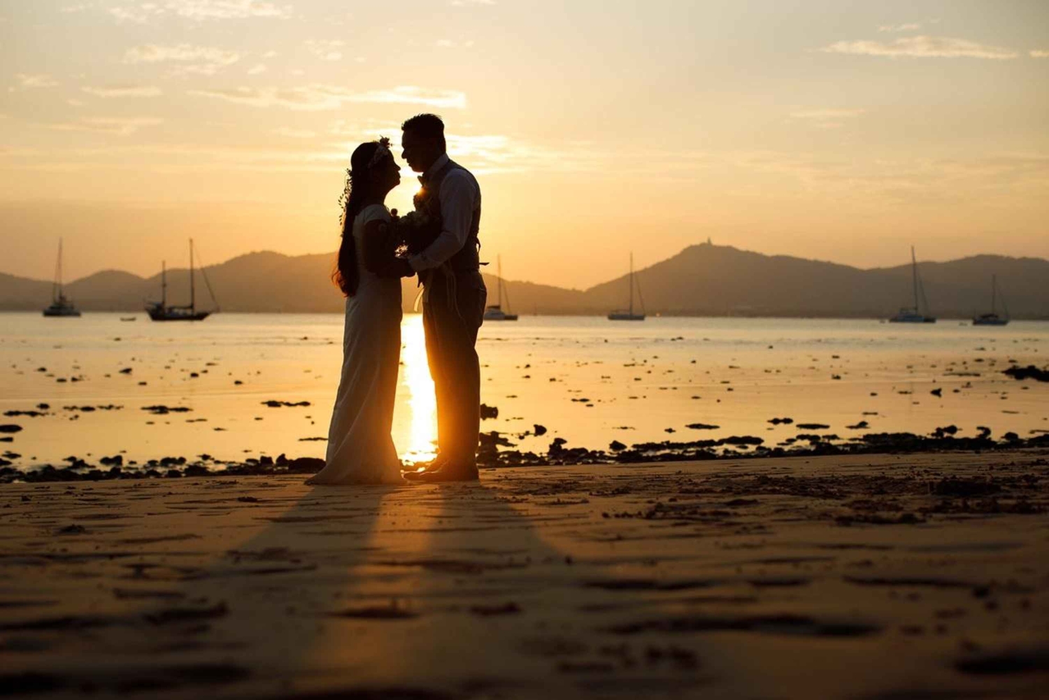 마이 비치 리조트에서의 해변 프로포즈