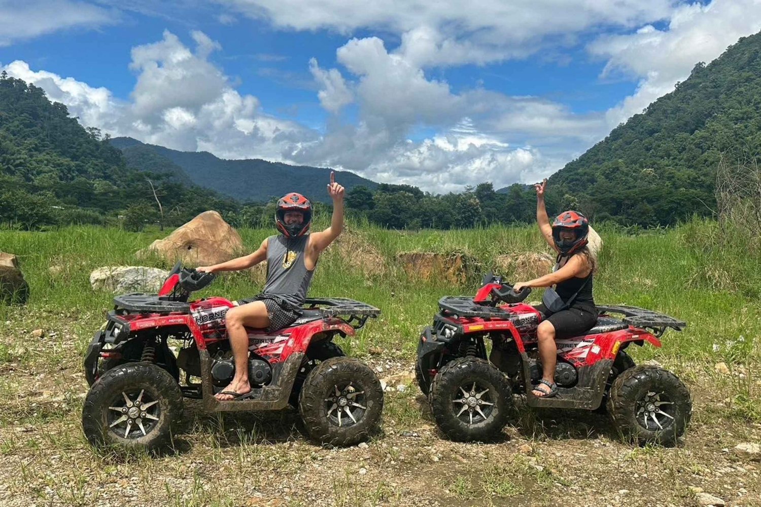 Chiang Mai ATV & White Water Rafting & Trekking to Waterfall